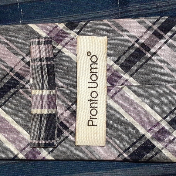 Pronto Uomo men's 100 % silk necktie - Picture 5 of 6